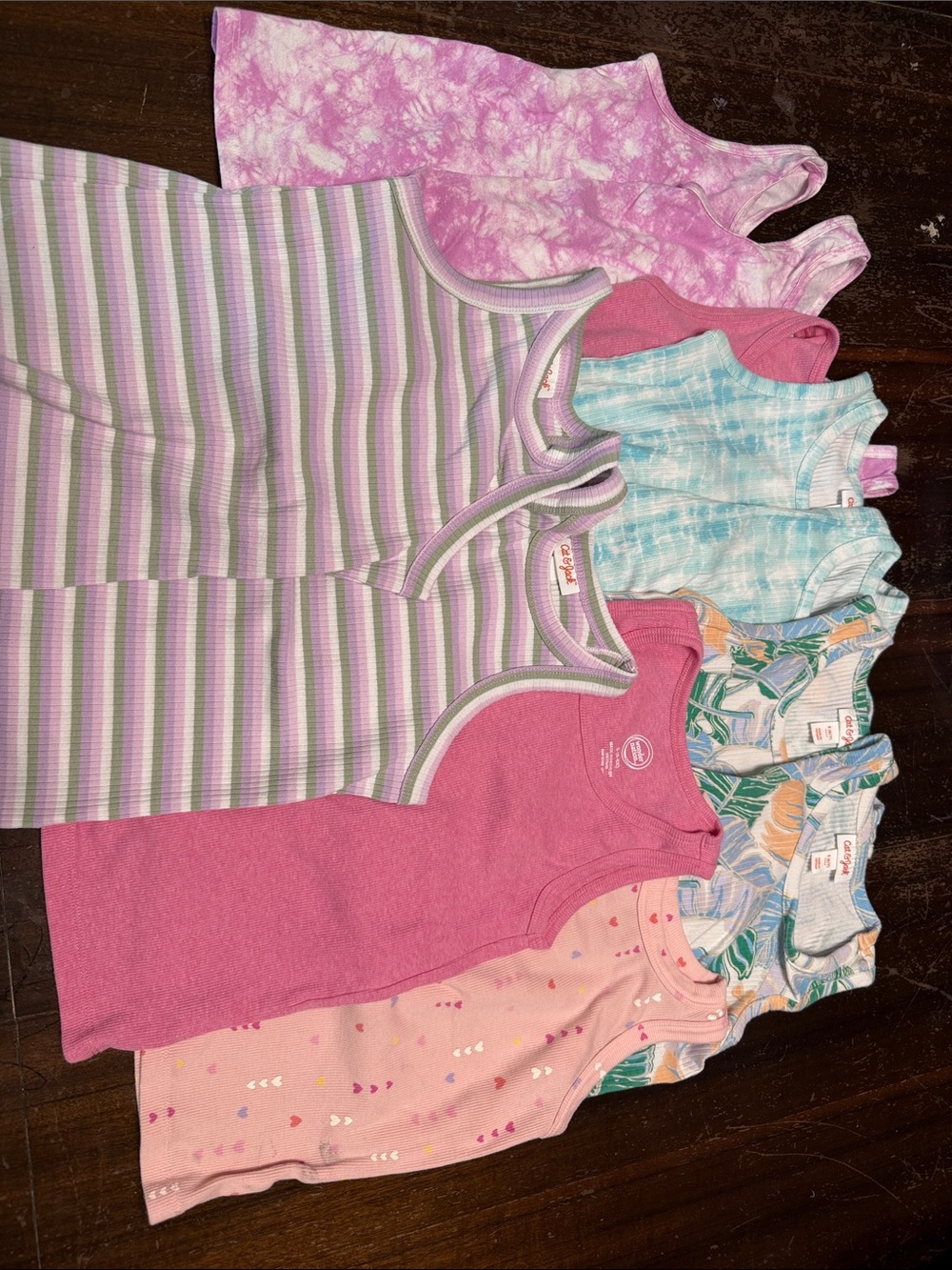 Cat n jack and wonder nation Girls Tank Top Lot in Pink, Purple, Blue, Green